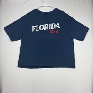 Florida USA Navy Blue Graphic Tee - Short Sleeve